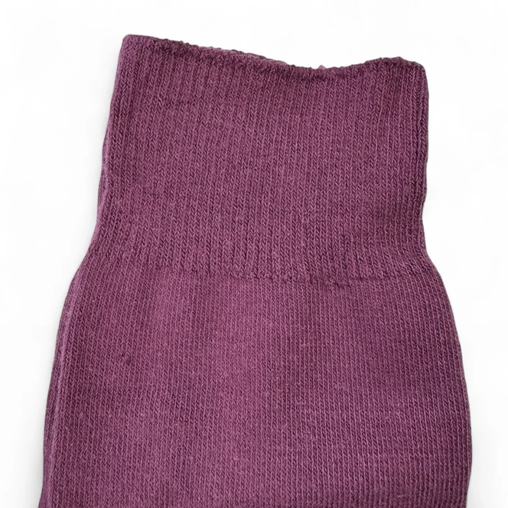 Hue Womens Napa Burgundy Flat Knit Knee Socks One Size‎ Fits Most 2 Pairs